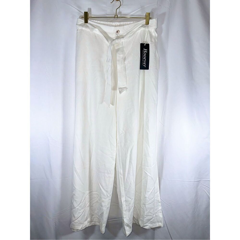 Hoover NWT white wide leg pants - Picture 2 of 15